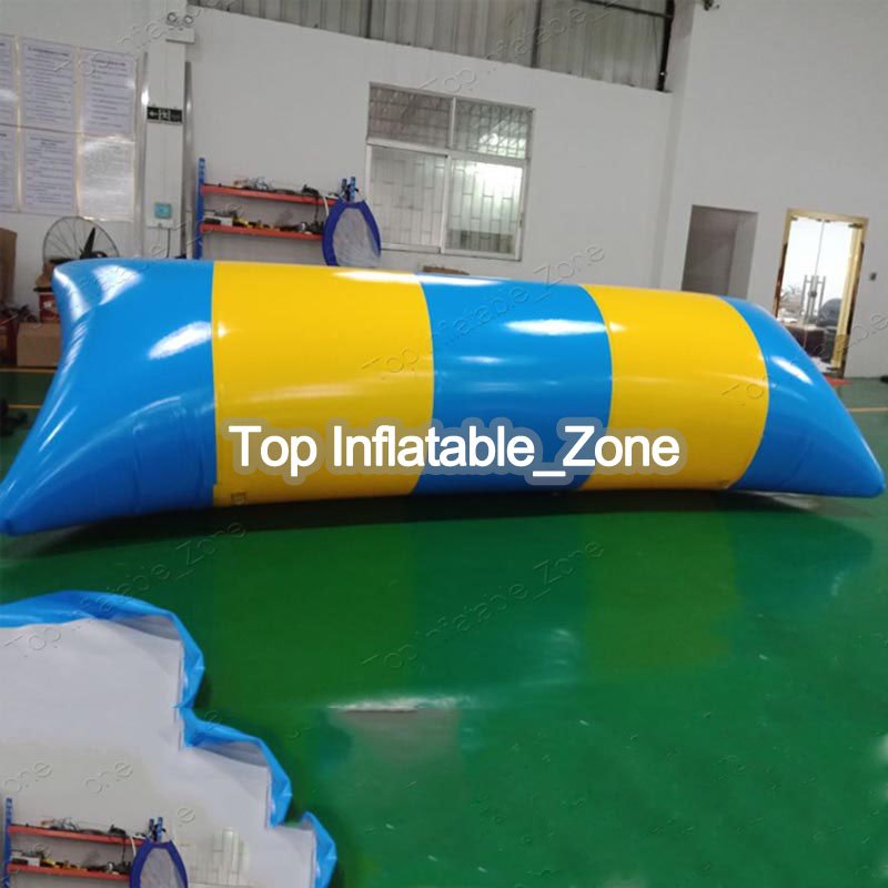 Inflatable Water Blob Jumping Pillow 5x2m Outdoor Water Trampoline Fun Splash Play Bag For Kids Adults - 7