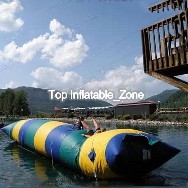Inflatable Water Blob Jumping Pillow 5x2m Outdoor Water Trampoline Fun Splash Play Bag For Kids Adults - 2