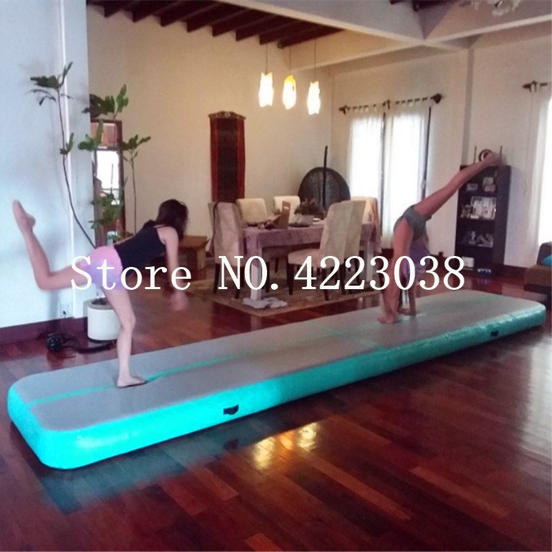 6x1x02m Inflatable Air Track Mat Water Floating Trampoline Gymnastics Training Equipment Pump - 7 6x1x02m Inflatable Air Track Mat Water Floating Trampoline Gymnastics Training Equipment Pump - 7