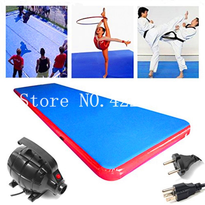 7x1x02m Inflatable Tumble Track Trampoline Air Gymnastics Mat For Home Or Gym Use - 10