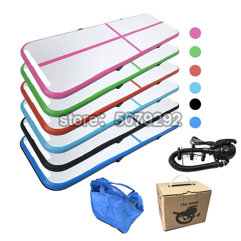 3m Dwf Mini Size Gymnastic Inflatable Air Track Mat Airtrack Trampoline With Pump Promotion - 4