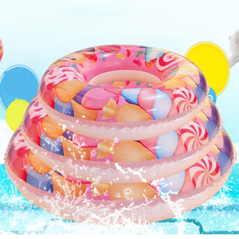 Adults Large Inflatable Pvc Swim Ring Lollipop Design Lifebuoy Pool Float For Beach Outdoor Water Sports - 6 Adults Large Inflatable Pvc Swim Ring Lollipop Design Lifebuoy Pool Float For Beach Outdoor Water Sports - 6