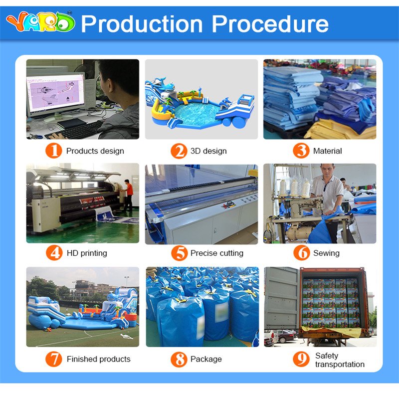 Quality Giant Inflatable Bounce House Durable Pvc Kids Obstacle Course Play Set - 7