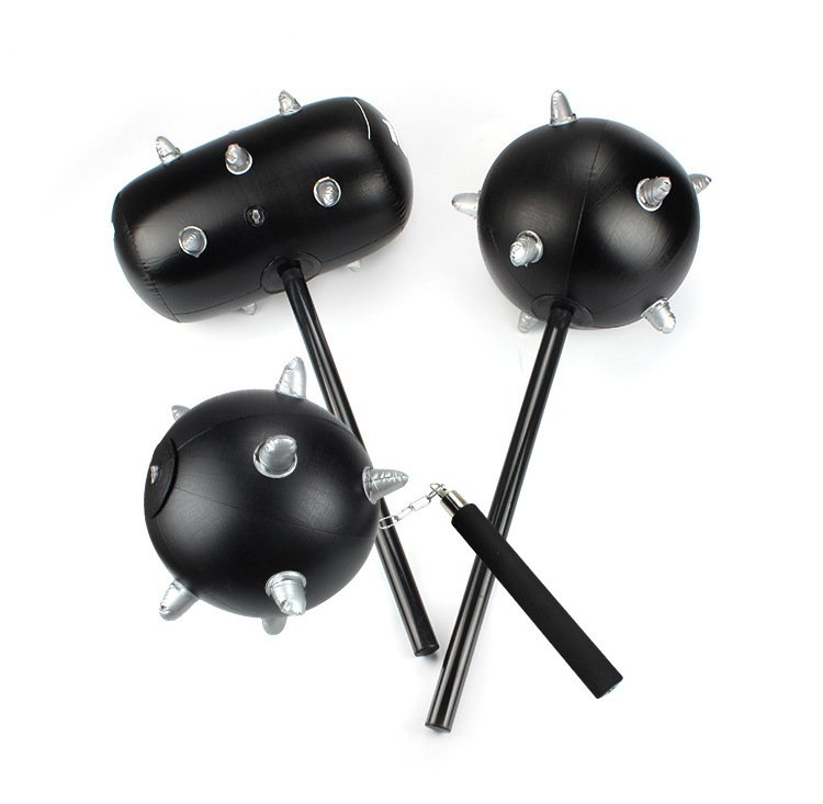 Pvc Inflatable Stall Toy Spiky Meteor Hammer For Kids Activity Props For Children - 6 Pvc Inflatable Stall Toy Spiky Meteor Hammer For Kids Activity Props For Children - 6