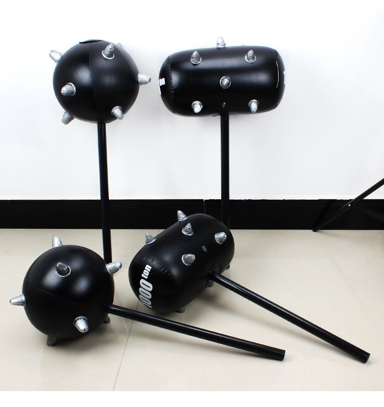 Pvc Inflatable Stall Toy Spiky Meteor Hammer For Kids Activity Props For Children - 9 Pvc Inflatable Stall Toy Spiky Meteor Hammer For Kids Activity Props For Children - 9