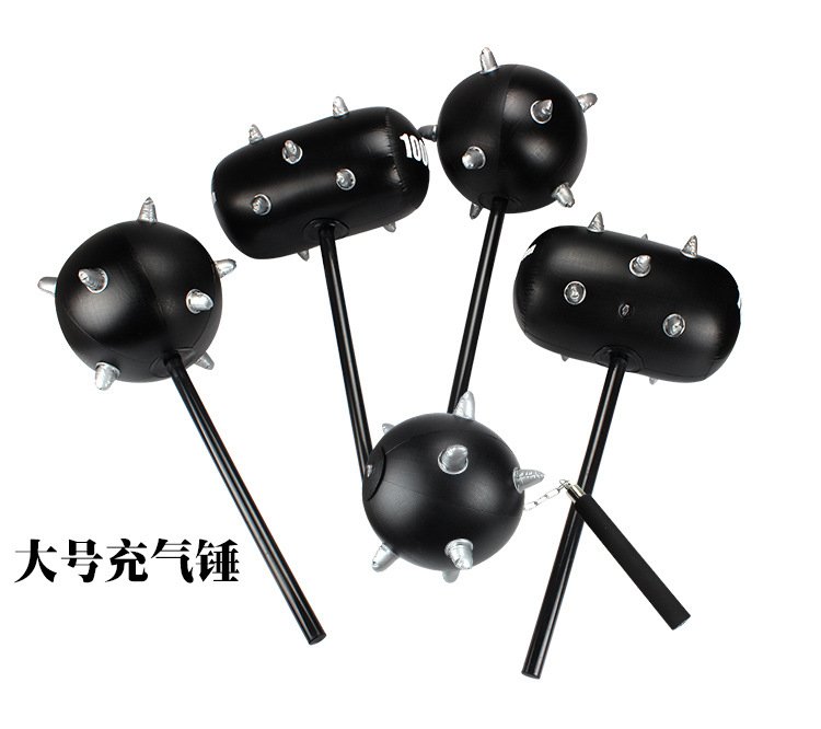 Pvc Inflatable Stall Toy Spiky Meteor Hammer For Kids Activity Props For Children - 1 Pvc Inflatable Stall Toy Spiky Meteor Hammer For Kids Activity Props For Children - 1