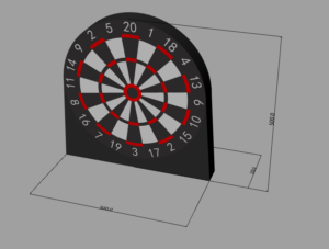 Inflatable Soccer Dartboard Game For Kids Adults With Sticky Balls