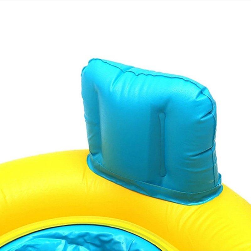 Multicolor Inflatable Double Swim Ring For Parentchild Interaction Durable And Thick 4 Color Options - 3