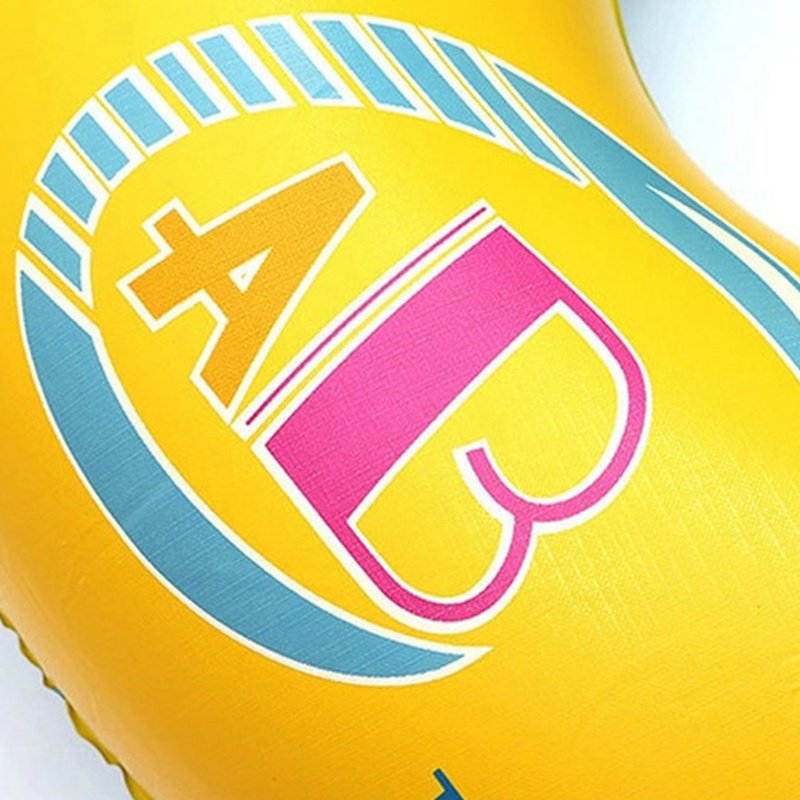 Multicolor Inflatable Double Swim Ring For Parentchild Interaction Durable And Thick 4 Color Options - 4