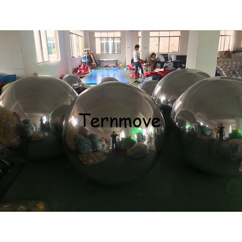 Durable Pvc Giant Reflective Bubble Ball Inflatable Mirror Balloon For Advertising Events Exhibitions - 12 Durable Pvc Giant Reflective Bubble Ball Inflatable Mirror Balloon For Advertising Events Exhibitions - 12