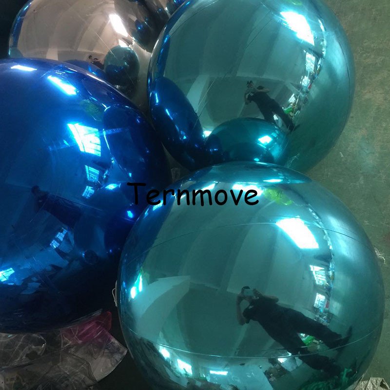Giant Reflective Inflatable Mirror Ball Pvc Advertising Balloon Home And Garden Decoration Ornament - 14