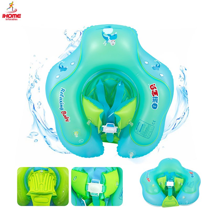 Inflatable Baby Swimming Float Dualraft Bathing Pool Accessory Relaxing Kids Buoy Ring With Bonus Toys - 7