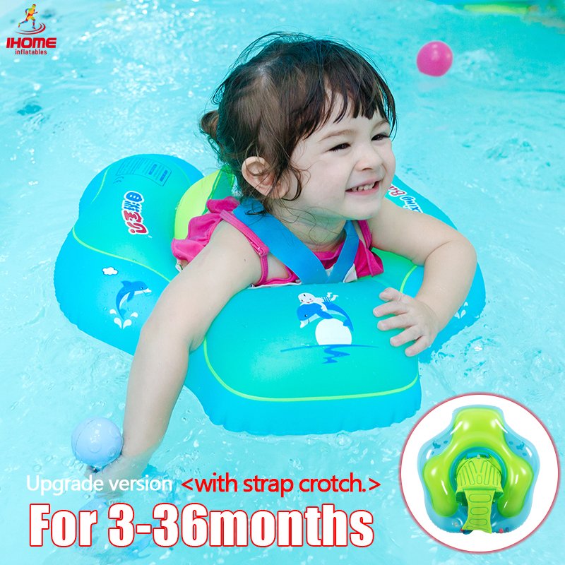 Inflatable Baby Swimming Float Dualraft Bathing Pool Accessory Relaxing Kids Buoy Ring With Bonus Toys - 10