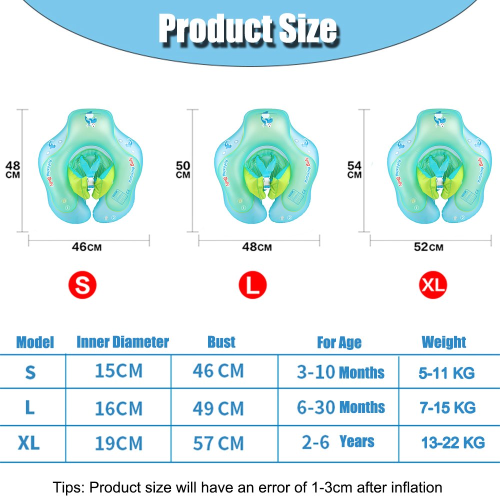 Baby Swimming Ring Inflatable Kids Pool Float Buoy Relaxing Bathing Accessories With Bonus Gifts - 2