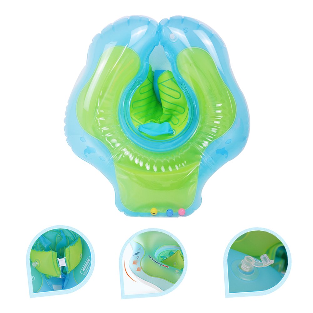 Baby Swimming Ring Inflatable Kids Pool Float Buoy Relaxing Bathing Accessories With Bonus Gifts - 3