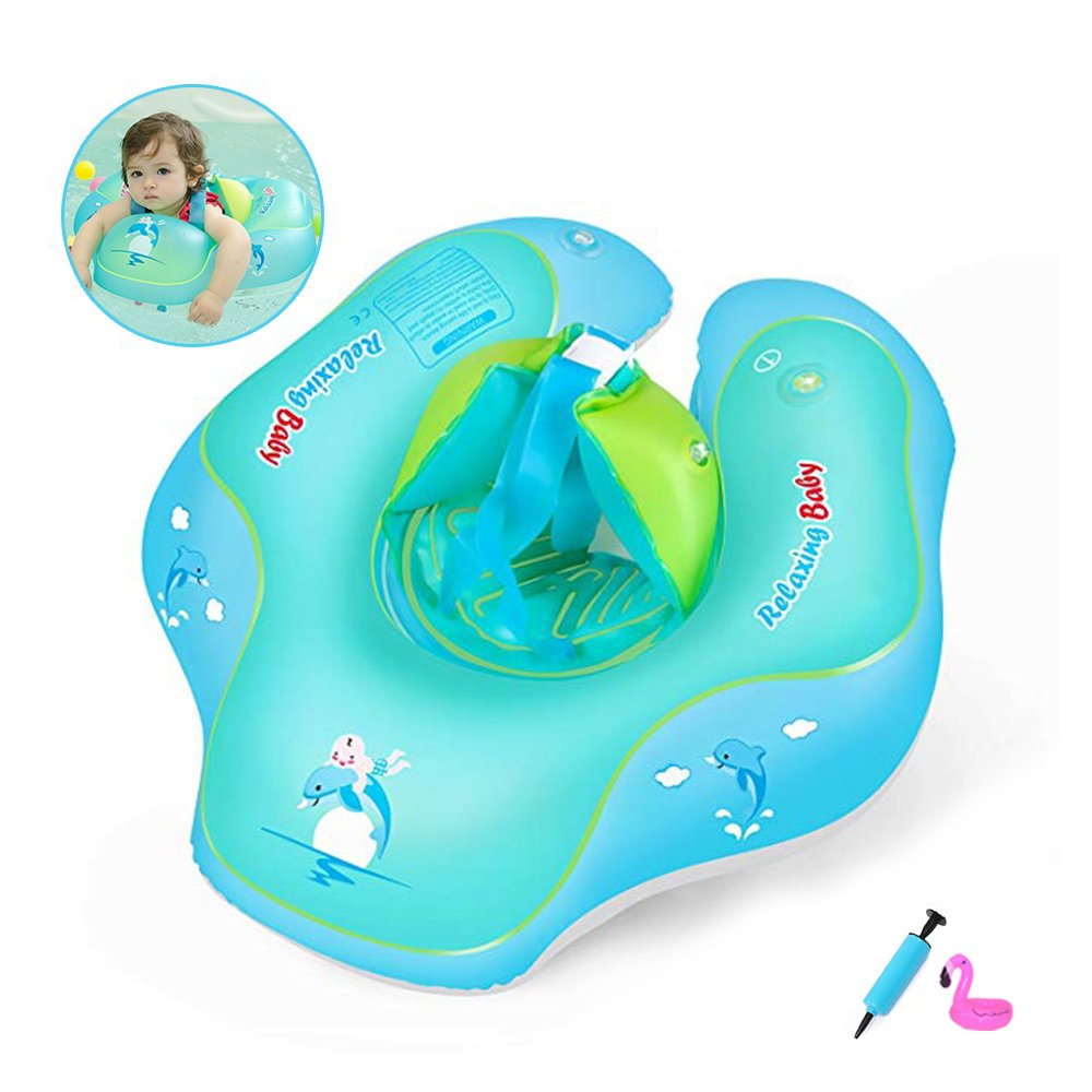 Baby Swimming Ring Inflatable Kids Pool Float Buoy Relaxing Bathing Accessories With Bonus Gifts - 7