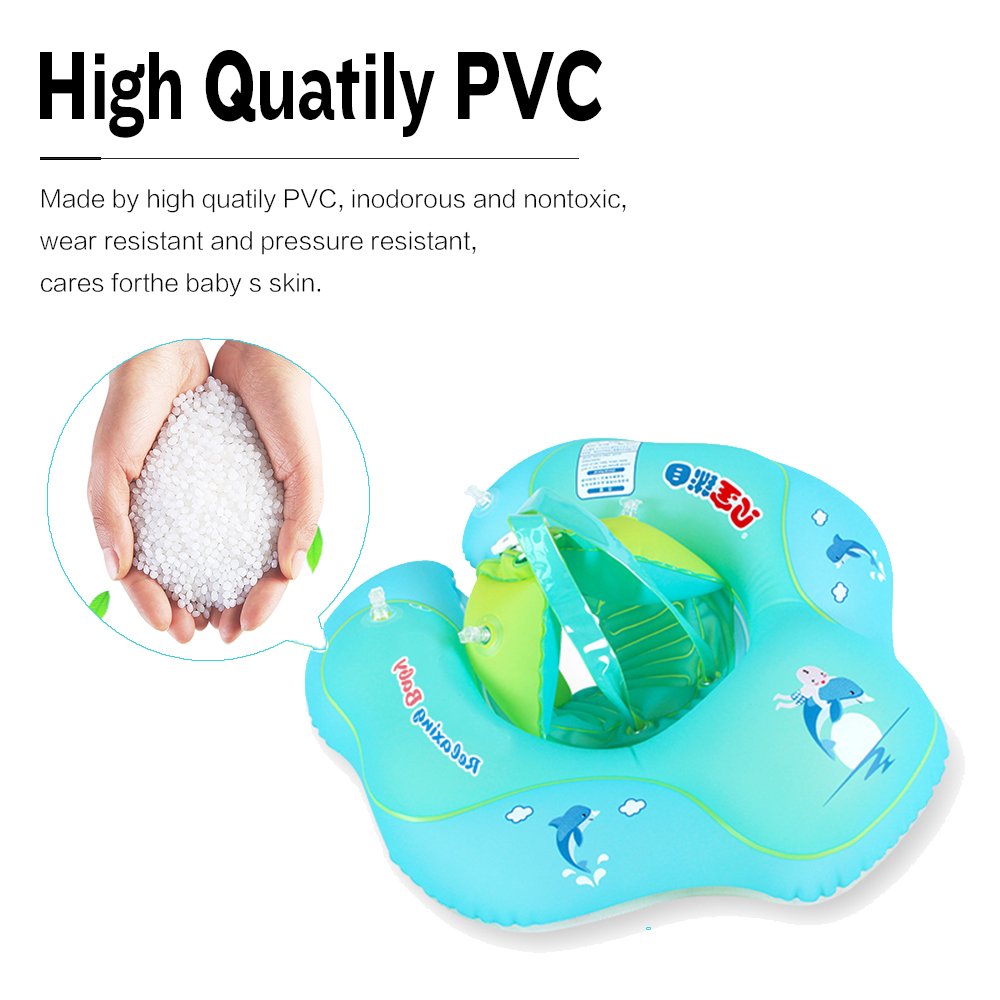 Baby Swimming Ring Inflatable Kids Pool Float Buoy Relaxing Bathing Accessories With Bonus Gifts - 14