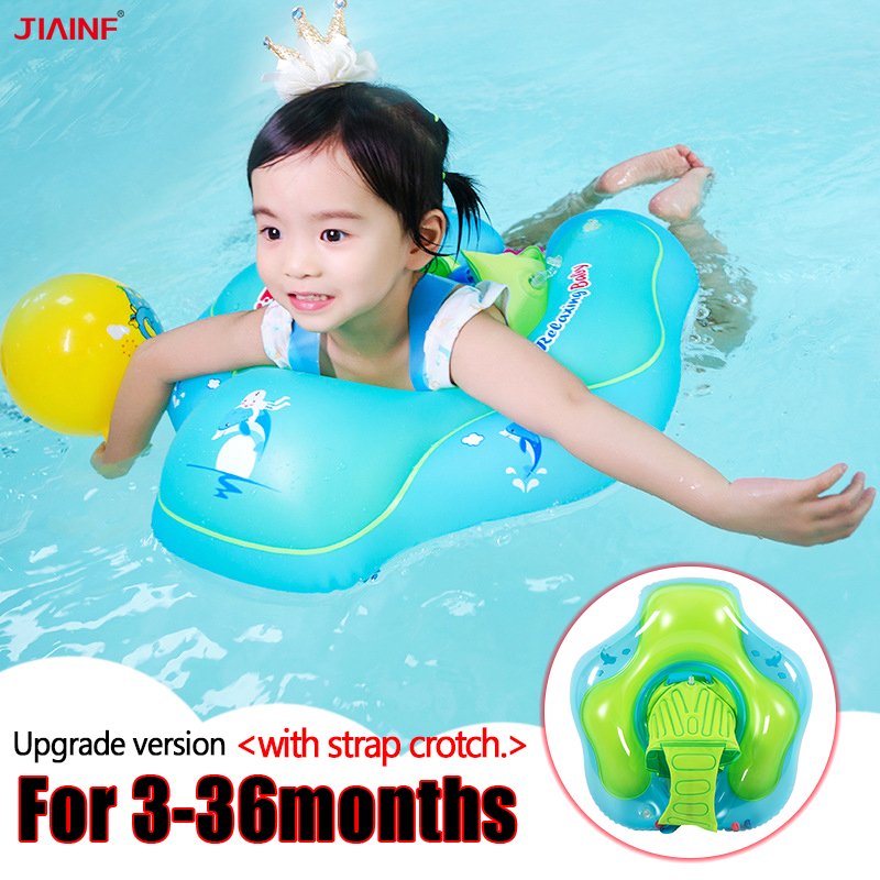 Baby Swimming Ring Inflatable Kids Pool Float Buoy Relaxing Bathing Accessories With Bonus Gifts - 16