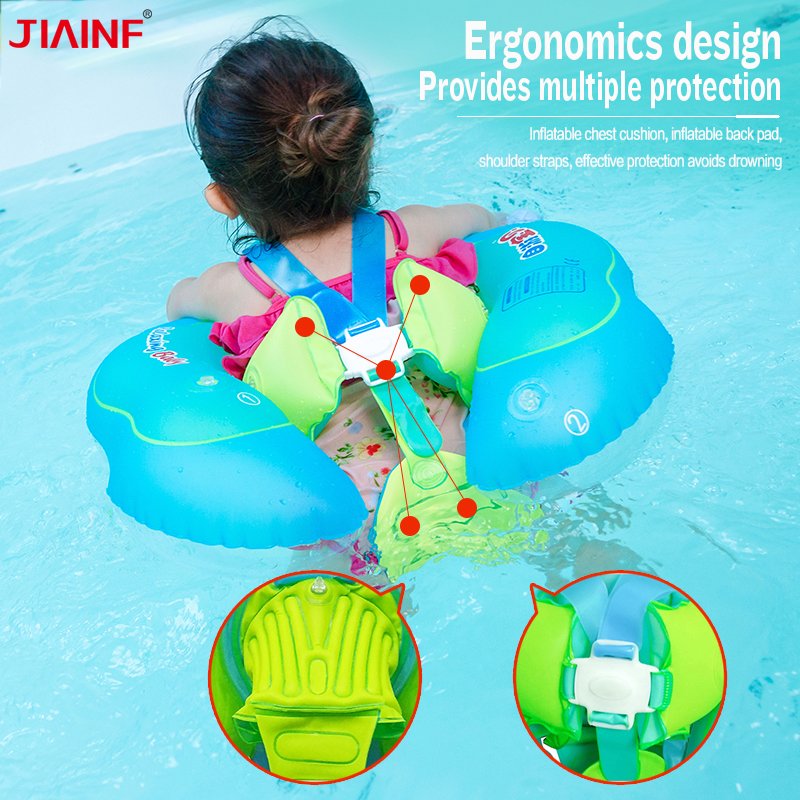 Baby Swimming Ring Inflatable Kids Pool Float Buoy Relaxing Bathing Accessories With Bonus Gifts - 17