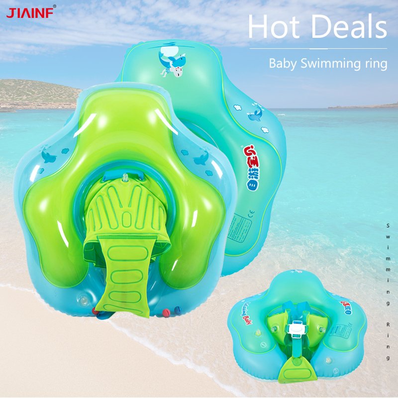 Baby Swimming Ring Inflatable Kids Pool Float Buoy Relaxing Bathing Accessories With Bonus Gifts - 18