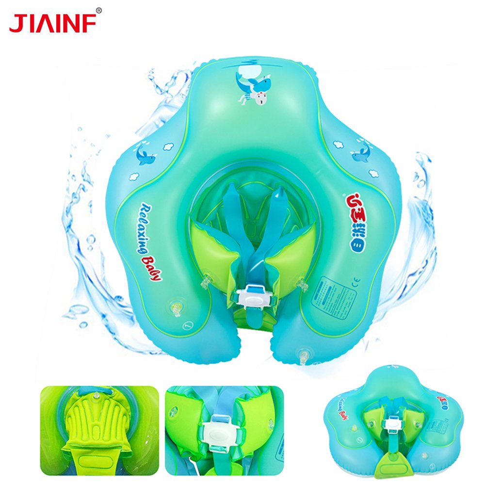 Baby Swimming Ring Inflatable Kids Pool Float Buoy Relaxing Bathing Accessories With Bonus Gifts - 19