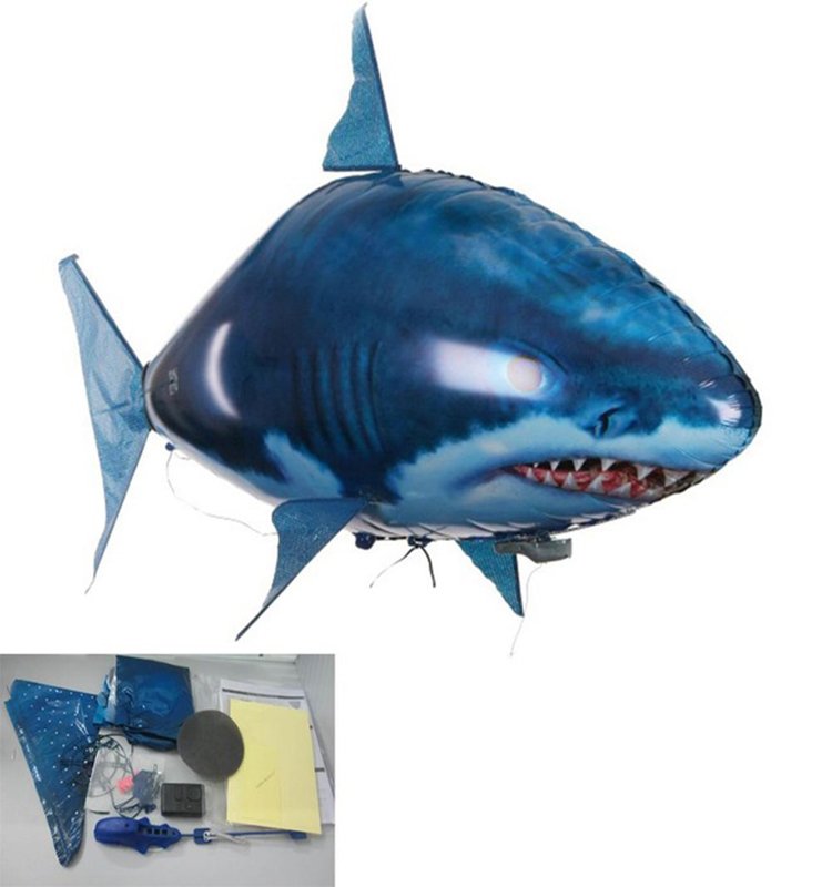 Kids Interactive Remote Control Toy Shark Durable Plastic Underwater Adventure Play - 2