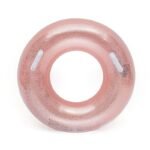 Rose Gold Bling Sparkling Adult Swimming Rings Inflatable Pool Float Handles Yellow Round Circle Ring Sr10 - 4