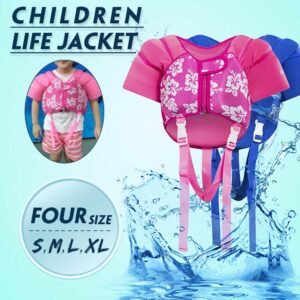 S M L Xl Safety Inflatable Swimming Children Life Jacket Baby Kid Buoyancy Swimsuit Boy Girl Float For Beginner - 2
