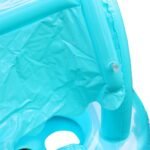 Safe Inflatable Baby Kids Swimming Ring Pvc Infant Float Boat Adjustable Sunshade Seat Fun Pool Toys - 6