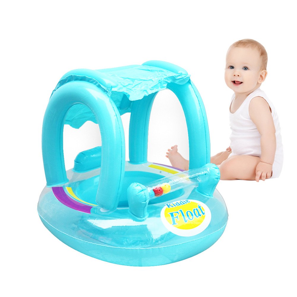 Adjustable Sunshade Inflatable Baby Swimming Ring Safe Pvc Infant Float Boat Fun Water Pool Toy For Kids - 5 Adjustable Sunshade Inflatable Baby Swimming Ring Safe Pvc Infant Float Boat Fun Water Pool Toy For Kids - 5