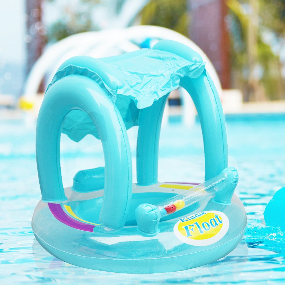 Adjustable Sunshade Inflatable Baby Swimming Ring Safe Pvc Infant Float Boat Fun Water Pool Toy For Kids - 2 Adjustable Sunshade Inflatable Baby Swimming Ring Safe Pvc Infant Float Boat Fun Water Pool Toy For Kids - 2