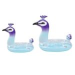 Sequins Peacock Inflatable Swimming Ring Water Circle Lovely Pool - 6