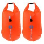 Set 2 Pvc Safety Inflatable Floating Dry Storage Bag Float & Belt For Open Water Swimming Kayak Sup Diving - 5