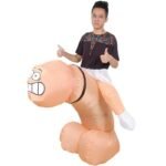 Inflatable Toys Cock Costume For Adult Halloween Wedding Club Party Funny Fancy Dress Suit Cosplay Outfit - 2