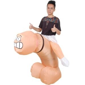 Inflatable Toys Cock Costume For Adult Halloween Wedding Club Party Funny Fancy Dress Suit Cosplay Outfit - 2