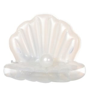 Shell D Chair Inflatable Portable Inflatable Pearl Shell Chair For Kids And Adults Beach Toy ...