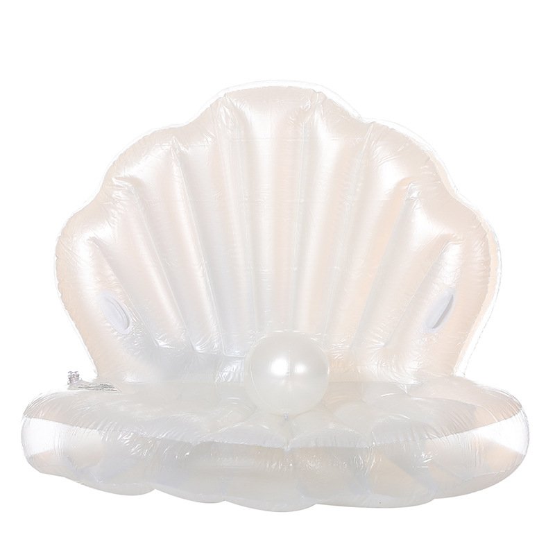 Portable Inflatable Shell Pearl Chair For Kids Adults Rideon Beach Picnic Toy Folding Party Seat - 10