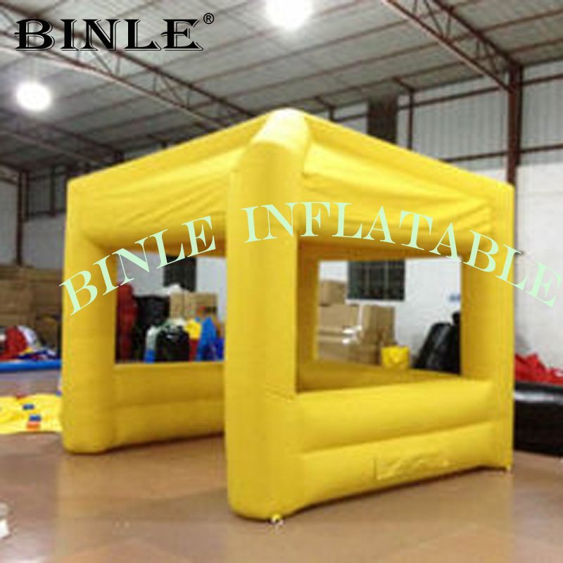 Inflatable Ice Cream Booth Concession Tent Stand Square Kiosk Carnival Promotion Stand Treat Display - 3
