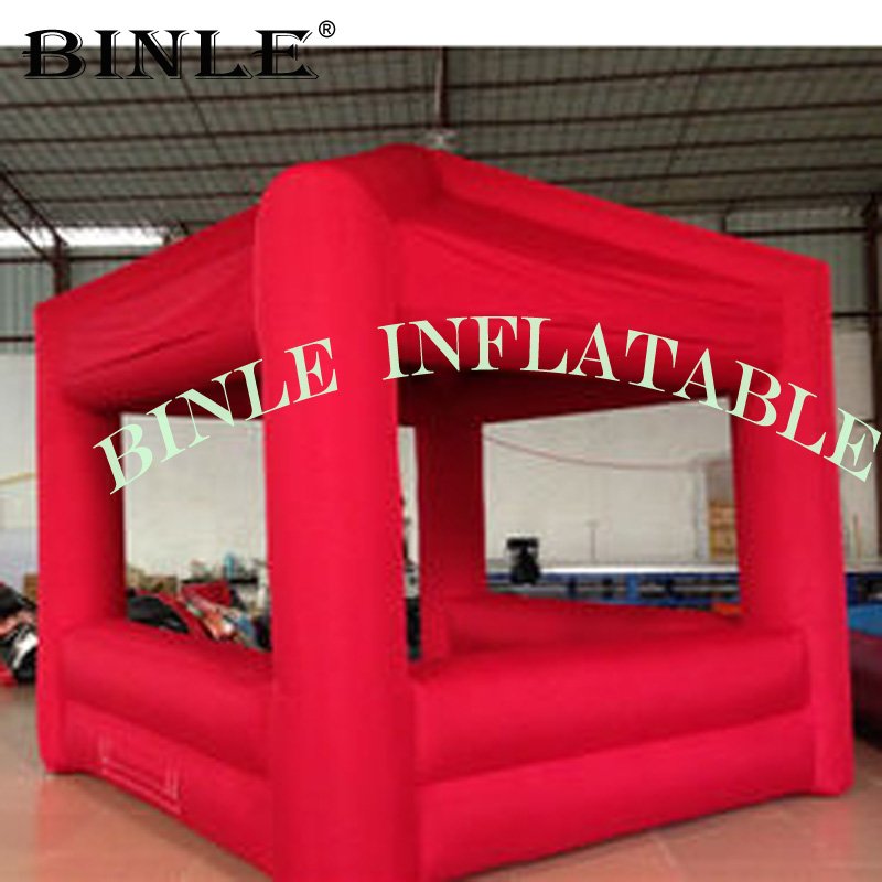 Inflatable Ice Cream Booth Concession Tent Stand Square Kiosk Carnival Promotion Stand Treat Display - 4