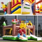 Jumper Combo Kids Indoor Or Outdoor Inflatable Slide Trampoline - 3