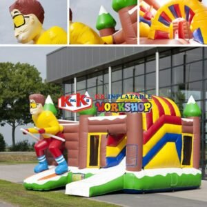 Jumper Combo Kids Indoor Or Outdoor Inflatable Slide Trampoline - 2