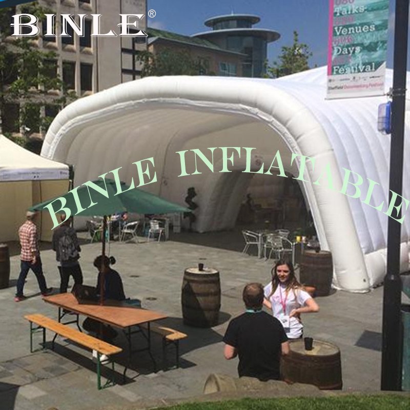 White Inflatable Car Garage Tent Air Roof Cover Event Canopy For Auto Display Shows - 2