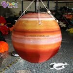Solar System Model 1m High Inflatable Lighting Jupiter Balloon Hanging Planet Theme Decor - 5