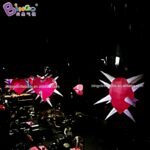 Special Designed 1 2m Inflatable Red Lips Air Blow Inkjet Light Model Valentine's Day Or Wedding Party Toys - 3