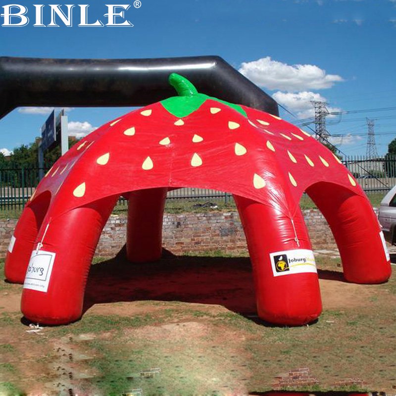 Portable Lightweight Strawberryshaped Inflatable Spider Tent Durable Gazebo For Outdoor Events Promotions - 2