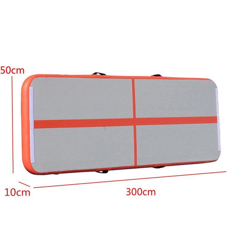 Airtrack Inflatable Gymnastics Tumble Track Trampoline 05x3m Portable Air Mattress For Taekwondo Gym Training - 3