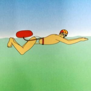 Sports Safety Swim Buoy Tow Float Pool Open Water Swimming Inflatable Airbag - 2