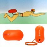 Sports Safety Swim Buoy Tow Float Pool Open Water Swimming Inflatable Airbag - 3