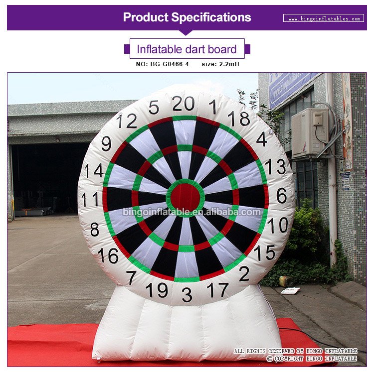 Quality Inflatable Dart Board Game 2mh Type 2 Standing Design Durable Pvc Fun For Kids And Adults - 1