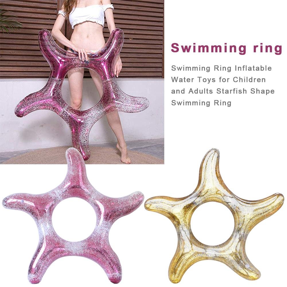 Starfish Inflatable Pool Float Beach Party Water Toy Swimming Ring For Adults Children - 1